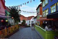 Stavanger - Historische Holzbebauung an der Vågen - dem natürlichen Hafenbecken von Stavanger