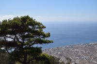 Blick vom höchsten Punkt Santorins