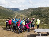 Eberhardt-Radreisegruppe im Grimsdalen