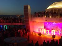 Begrüßungsshow am Anreisetag