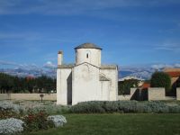 Kirche des heiligen Kreuzes - kleinste Kathedrale in Europa in Nin