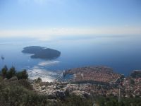 Dubrovnik von oben mit Blick auf Lokrum