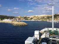 Einfahrt in den Hafen von Gozo