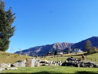 Der Blick Richtung Berge aus dem Schwarzwassertal