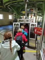 Auffahrt mit der Kanzelwandbahn zur Bergstation (1.956 m)