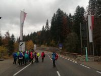 An der deutsch-österreichischen Grenze