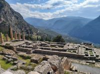 Oberflächenpersepektive Tempelanlage Delphi