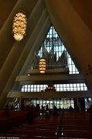 Tromsø - die Tromsdalen Kirche - besser bekannt als Eismeerkathedrale von Tromsø
