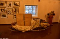 Polar-Expeditionschlitten im Polarmuseum Tromsø