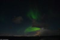 Polarlicht zwischen Berlevåg und Båtsfjord in der Barentssee
