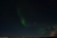 Polarlicht zwischen Berlevåg und Båtsfjord in der Barentssee