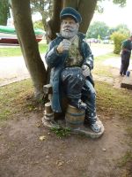 Seemann auf Kap Arkona