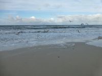 Strand gegenüber unserem Hotel