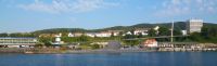 Blick auf Sassmitz von See her