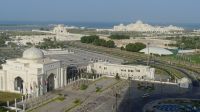 Blick vom Hotel auf Präsidentenpalast Qasr al Watan