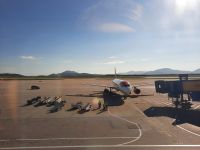 Flughafen Athen - unser Flieger nach Berlin steht bereit...