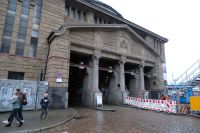 Bauarbeiten am Eingang