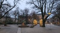 Silvesterreise Stockholm - Die Elche am Kungsträdgården