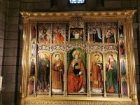 Tag 4 Besuch im Fürstentum Monaco, Kathedrale, Nikolaus Retabel