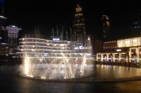 Dubai Fountain während unseres Abendessens