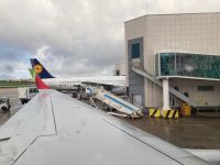 Start des Rückfluges in Lissabon