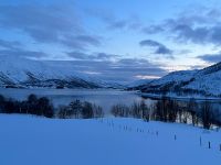 Landschaft auf dem Weg nach Harstad