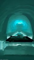 Icehotel 32 - Eishotel Jukkasjärvi am Torneälven in Schwedisch Lappland - #icehotelsweden