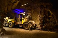 Kiruna - größtes Eisenerzbergwerk der Welt - LKAB - Besucherzentrum 540 Meter unter Tage - Driller
