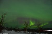Polarlicht über Kiruna