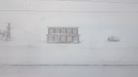 Arctic Express - von Kiruna nach Narvik - im Schneesturm auf dem Bjørnfjell - höchster Punkt der Strecke