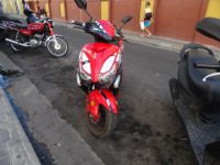 Wichtiges Verkehrsmittel in Santiago - das Motorrad