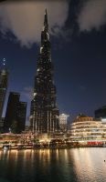 Burj Khalifa bei Nacht