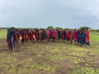 Besuch im Massai Dorf