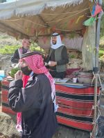 Ajlun - Kaffee- bzw. Teepause mit Mahmoud