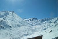 Blick ins Skigebiet