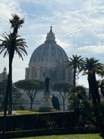 Blick auf die Kuppel  Petersdom