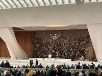 Papstaudienz in der Audienzhalle