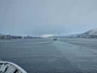 Einfahrt nach Tromsø...