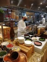 Ein frisches Omlett am Morgen 