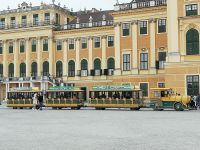 Fahrt mit der kleinen Bahn von Schönbrunn 