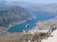 Blick auf die Bucht von Kotor