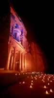 Rundreise Jordanien - Petra by night