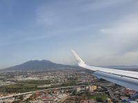 Anflug Neapel mit Vesuv