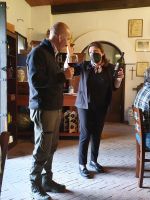 Angelo und Gastgeberin Fra Assunta