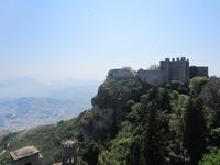 Blick auf das Castell in Erice