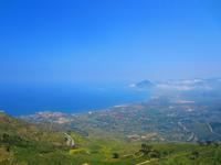 Traumhafter Blick vom Berg Erice