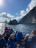 Eine private Bootsfahrt ...