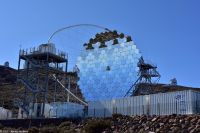 Roque de los Muchachos - CTA LST1 Telescope - detektiert Gamma-Strahlung und beobachtet Schwarze Löcher, Super Novas (Sternenexplosionen) und  Pulsare