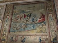 Mantua: Herzogspalast, Wandteppich nach Vorlage Raffaels: Der Fischerzug