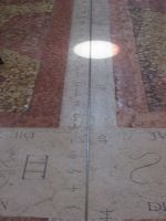 Bologna: Basilika San Petronio, Mittagslinie/ Meridian und Sonneneinstrahlung